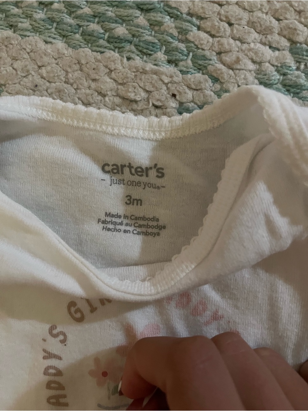 Carter's White Bodysuit with Pink Tulle Leggings Set - Picture 3 of 3